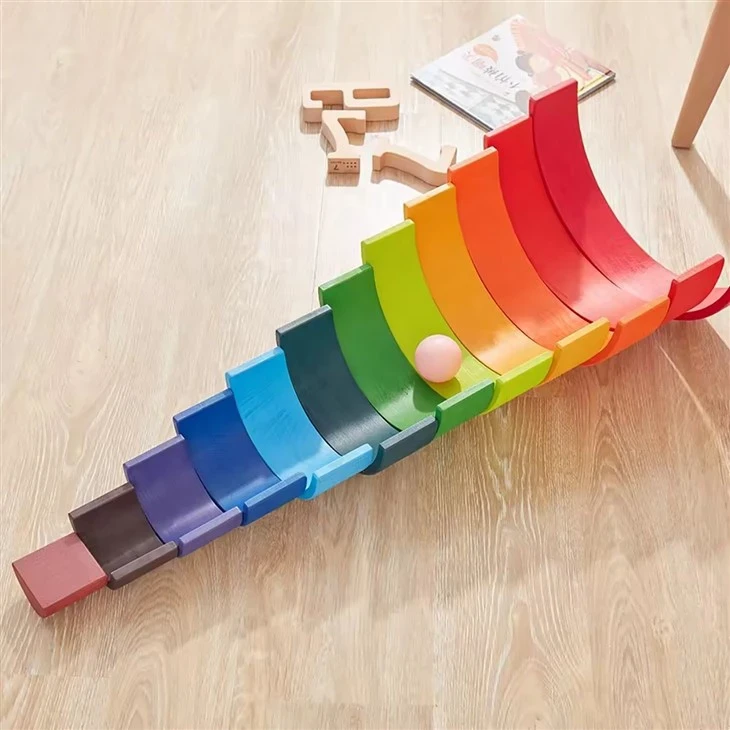 Wooden Stacking Rainbow Toy factory